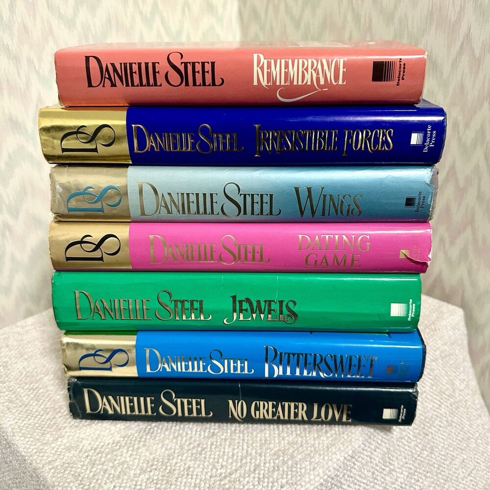 Danielle Steel Hardcover Book Lot 7 Romance Novels Delacorte Press